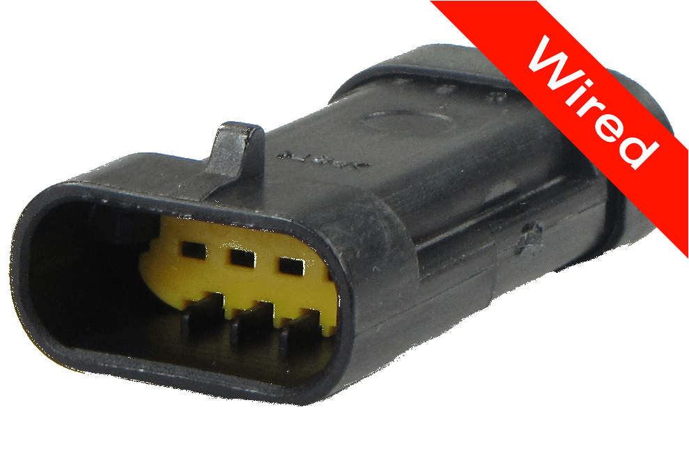 4 Pin Male connector with 10cm wires PRCW4-0053-A